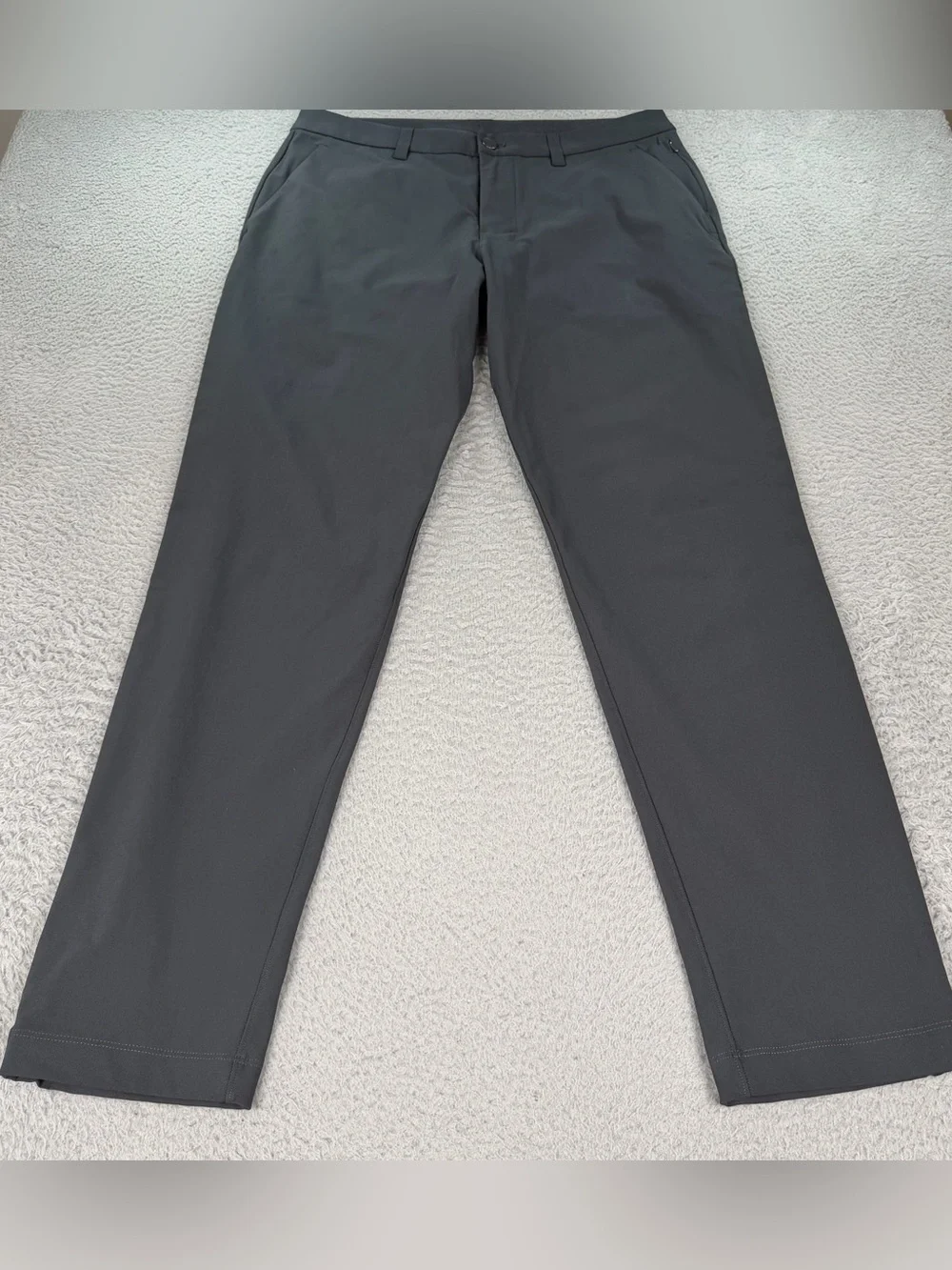Lululemon ABC Pants Mens 32 Gray Classic Fit Warpstreme City Preppy Athleisure